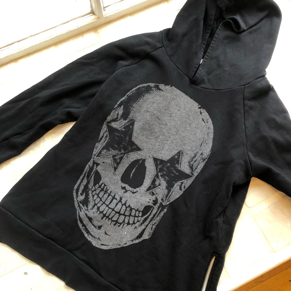 Lauren moshi skull hoodie